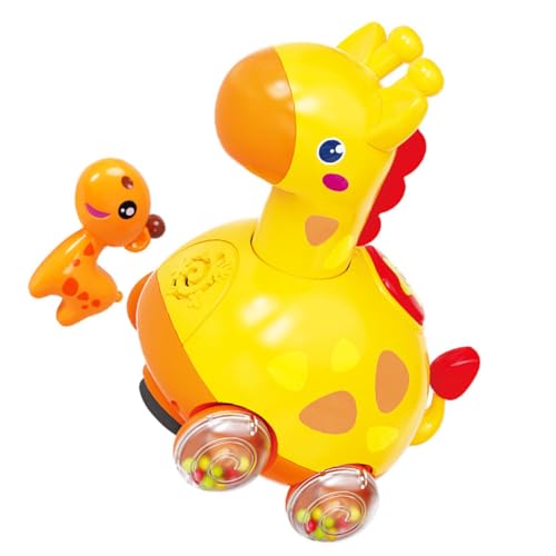 Vaguelly Mini-Scooter Crawling-hilfstools Laufendes Spielzeug Für Kleinkinder Krabbelspielzeug Für Babys Bauchspielzeug Laufendes Babyspielzeug Kriechendes Krabbenspielzeug Yellow Plastik von Vaguelly