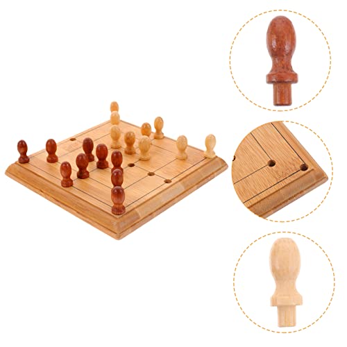 Vaguelly Mini Tisch Schachspiel Set Tragbare Schachspielzeuge Für Und Erwachsene Multifunktionales Strategiespiel Ideal Für Reisen Und Freizeitaktivitäten von Vaguelly