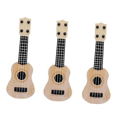 Vaguelly Mini Ukulele Für Musikinstrument Mit 4 Saiten Musikspielzeug Zur Musikalischen Frühförderung Zufällige Farben Ideal Für Kleinkinder Und Anfänger von Vaguelly