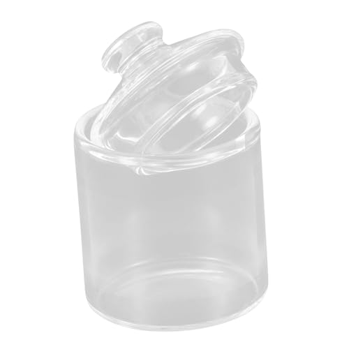 Vaguelly Mini-bonbonglas Süßigkeiten Süssigkeiten Miniatur-bonbongläser Miniatur-Essen-dekor Miniatur-honigglas Vorratsdose Aus Glas Zubehör Für Das Puppenhaus Apothekergläser Transparent von Vaguelly