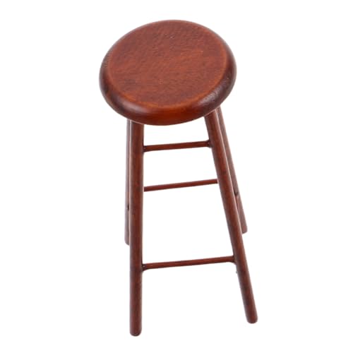 Vaguelly Miniatur Holz Hocker Stuhl Bar Theke Möbelaccessoire Realistisches DIY Puppenhaus Möbel Leicht Tragbar Vielseitig für Sammler Natürliche Holzoptik Kreatives Dekor Vaguelly Miniatur Holz Hocker Stuhl Bar Theke Möbelaccessoire Realistisches DIY Puppenhaus Möbel Leicht Tragbar Vielseitig für Sammler Natürliche Holzoptik Kreatives Dekor von Vaguelly