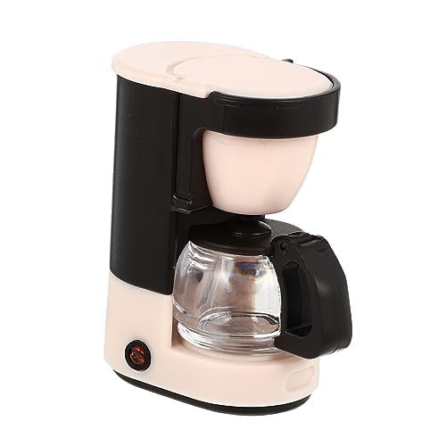 Vaguelly Miniatur-Kaffee Maschine für kinderspielzeug kinderknallzeug Dollhouse Furniture spielküchenzubehor kaffeemaschine Kaffeemaschine Plastik Rosa von Vaguelly