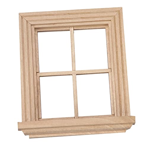 Vaguelly Miniatur Fenster Modell Für Puppenhaus DIY Mini öbel Dekoration Für Miniaturhäuser Fensterornament Für Wohnaccessoires Und Kreative Bastelprojekte von Vaguelly