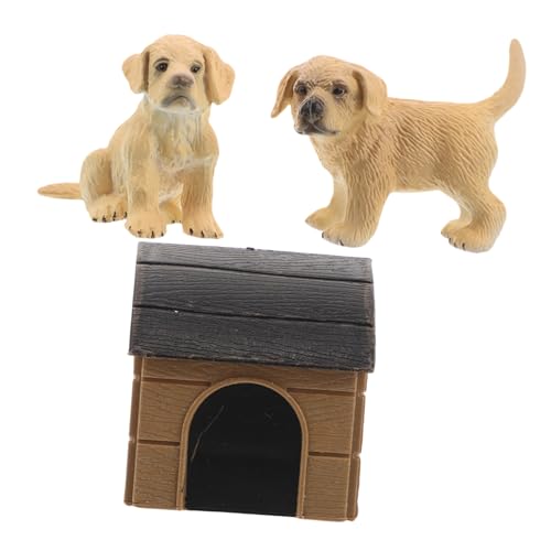 Vaguelly Miniatur Welpenstatuen Und Puppenhaus Tierfiguren Kleine Hunde Und Mini Tierdekoration Für Feengarten Tierfiguren Und Puppenhaus Zubehör von Vaguelly