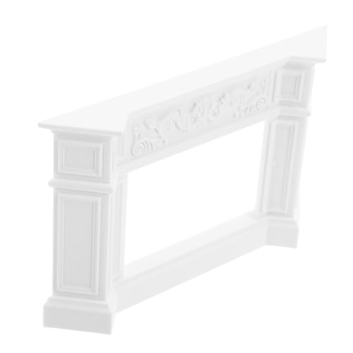 Vaguelly Miniatur-feuerstelle Weiß Vintage Stil Mini Möbel für Puppenhaus Detaillierte Nachbildung für Puppenhaus-szenen Zubehör und Dekoration Vaguelly Miniatur-feuerstelle Weiß Vintage Stil Mini Möbel für Puppenhaus Detaillierte Nachbildung für Puppenhaus-szenen Zubehör und Dekoration von Vaguelly