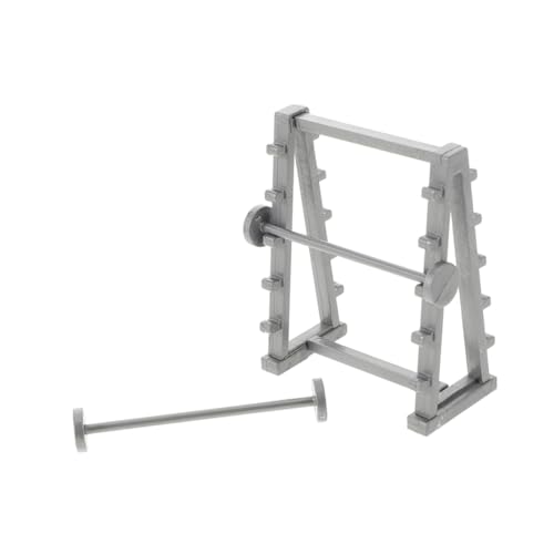 Vaguelly Übung Fitness Ausrüstung Set für Puppenhaus Mini Gym Maßstab 1:25 Wohnkultur von Vaguelly