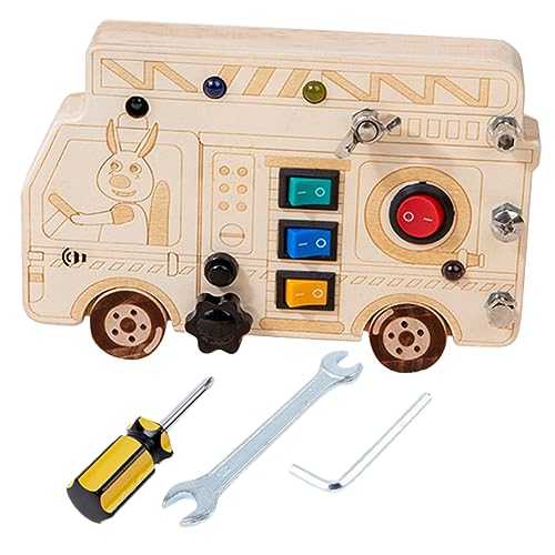 Vaguelly Montessori Busy Board aus Holz für Kleinkinder Jahre Interaktives Lernspielzeug mit und Grünem Licht Fördert Feinmotorik Hand Auge Koordination und Frühe Bildung Spielerisch Vaguelly Montessori Busy Board aus Holz für Kleinkinder Jahre Interaktives Lernspielzeug mit und Grünem Licht Fördert Feinmotorik Hand Auge Koordination und Frühe Bildung Spielerisch von Vaguelly