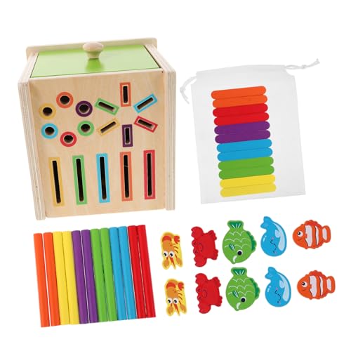 Vaguelly Montessori Holz Farbensortierspielzeug für Ab Jahren Farb Formerkennung Puzzle aus Stabilem Holz Sensorisches Lernspielzeug zur Frühkindlichen Vaguelly Montessori Holz Farbensortierspielzeug für Ab Jahren Farb Formerkennung Puzzle aus Stabilem Holz Sensorisches Lernspielzeug zur Frühkindlichen von Vaguelly