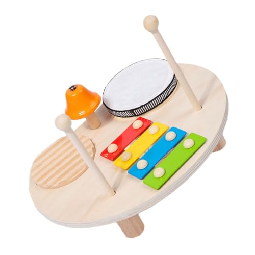 Vaguelly Multifunktionales Schlaginstrument Interessante Percussion-spielzeuge Handmusik Spielzeug Lustiges Musikspielzeug Spielzeug Für Babyinstrumente Holz-xylophon Hölzern von Vaguelly