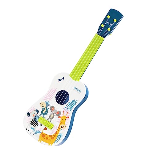 Vaguelly Musikalisches Lernspielzeug Für -Ukulele-gitarrenspielzeug Mini-Gitarre Gitarre Für Anfängerkinder Gitarre Ukulele-Gitarre Für Simulation Gitarre Plastik von Vaguelly