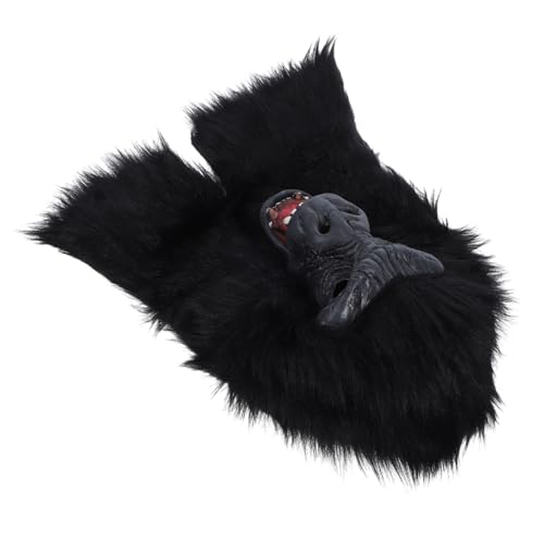 Vaguelly Orang-Utan-Maske Affenkostüm Geisterpartykostüm Tierkopfmaske Panther Clown-Maske gruselig Gorilla-Maske Maskenparty halloween deko Cosplay-Party-Maske Maske im Horror-Stil Plüsch von Vaguelly