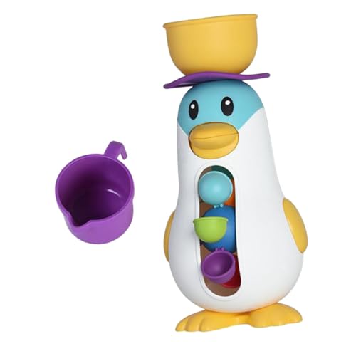 Vaguelly Penguin Windmill Badewannenspielzeug Für Babys Lustiges Badespielzeug Für Kleinkinder Wasseraktivitäten Farbenfrohes Design Ideal Für Die Badewanne Fördert Spiel Und Spaß von Vaguelly