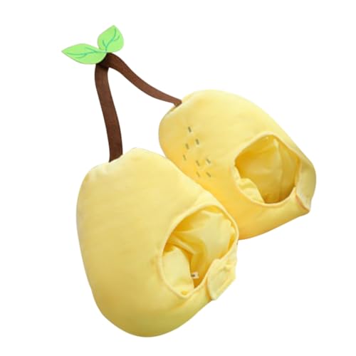 Vaguelly Plüsch Birnen Doppelkopf lustiges leichtes Kostüm-accessoire für Erwachsene Foto-requisit für Halloween Karneval Weihnachtsfeier und Rollenspiele Vaguelly Plüsch Birnen Doppelkopf lustiges leichtes Kostüm-accessoire für Erwachsene Foto-requisit für Halloween Karneval Weihnachtsfeier und Rollenspiele von Vaguelly