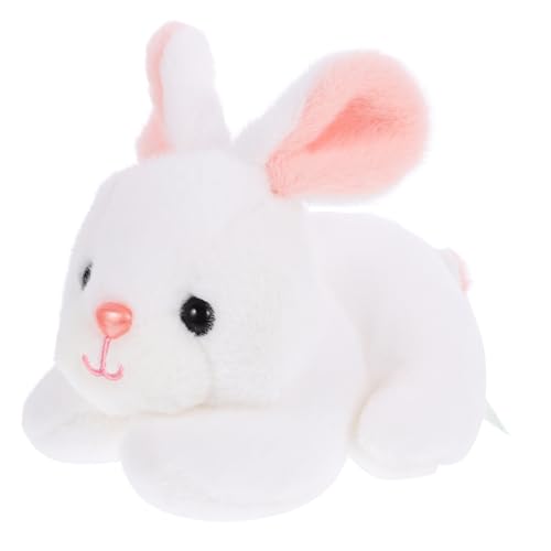 Vaguelly Plüschhase Kuscheltier für plushbit Soft Toy nachsprechende stofftiere kleines Kuscheltier Hase Stoffhase Hase Plüsch PP Baumwolle Weiß von Vaguelly