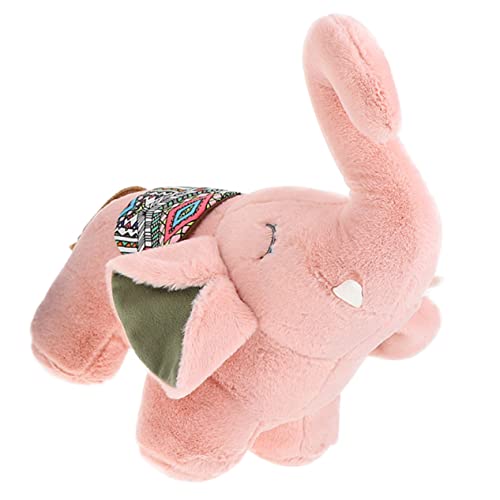 Vaguelly Plüschpuppe für kinderspielzeug Babies babyspielzeug weihnachsgeschenke Cartoon-Tierspielzeug Tiere Plüschelefant Plüschtier PP Baumwolle Rosa von Vaguelly