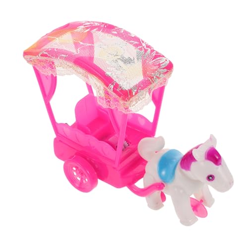 Vaguelly Ponyspielzeug Kleinkind Auto Zurückziehen Partygeschenke Für Kleinkinder -partygeschenke Kleinkindspielzeug Cartoon- -Push-Auto Für Mädchen Modellauto Plastik Rosy von Vaguelly