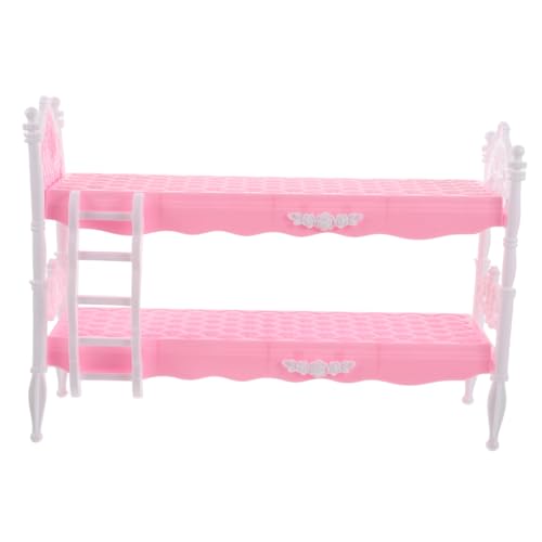 Vaguelly Miniatur Puppe Bett Etagen Bett 30cm Prinzessin Puppe Möbel Set Spielzeug Geburtstag von Vaguelly