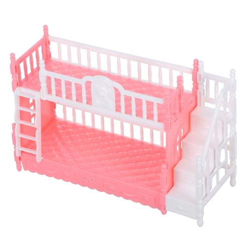 Vaguelly Prinzessin Puppenbett Babypuppe Puppenhochstuhl Mädchen Puppenmöbel Puppenkleidung Puppenhausmöbel Puppenwagen Miniaturen Bettwäsche Puppenhaus Bausatz Seltsam Rosa Abs von Vaguelly