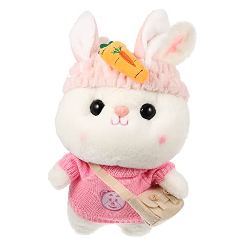 Vaguelly Pullover Hase kinderspielzeug für spielzeuge für Cuddly Bunny spielsachen entzückender Plüschhase süßes Stofftier Hasenpuppe PP Baumwolle von Vaguelly