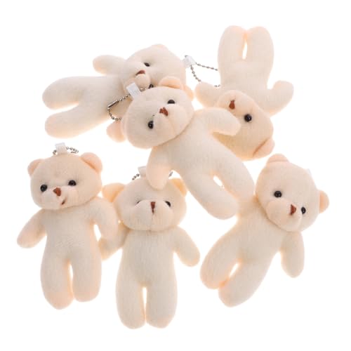 Vaguelly Puppe Animal Figures Bag Charm kucheltier Geburtstagsgeschenk laufstall Toy Bären tragen Hase Mini-Bär-Hängeanhänger Schlüsselanhänger Mini-Bär- PP Baumwolle von Vaguelly