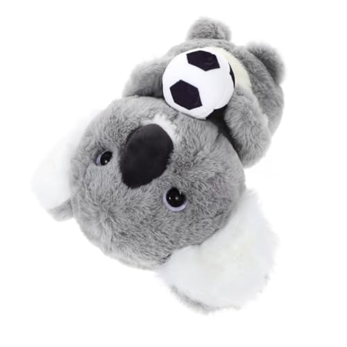 Vaguelly Puppe in Koala-Form Plush Toy bidoof Plush Soft Toy plushible snugible anorith Plush Plüsch Koala mit Schal Graues Koala Kuscheltier mit Schal Spielzeug Plüschtier Plüschpuppe Grey von Vaguelly