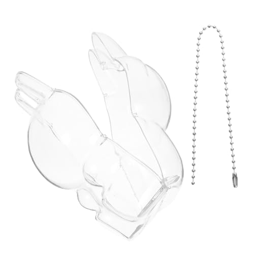 Vaguelly Puppen-Schutzhülle Puppenschutz Puppenhalterung Puppenpflege Klarsichtbox für Puppen Puppenaufbewahrung Abbildung Fall Mini-Tragetasche Modell-Displayhalter Plastik Transparent von Vaguelly