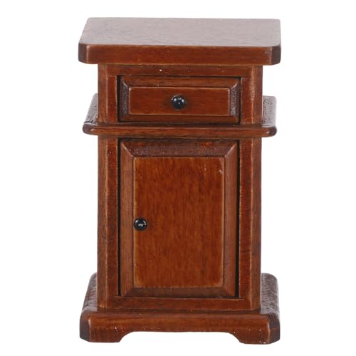 Vaguelly Puppenhaus Schlafzimmer Möbel Kompakter Stabiler Beistelltisch für Miniatur Schlafzimmer Szene Hochwertiges Platzsparendes Puppenhaus Möbelaccessoire Vaguelly Puppenhaus Schlafzimmer Möbel Kompakter Stabiler Beistelltisch für Miniatur Schlafzimmer Szene Hochwertiges Platzsparendes Puppenhaus Möbelaccessoire von Vaguelly