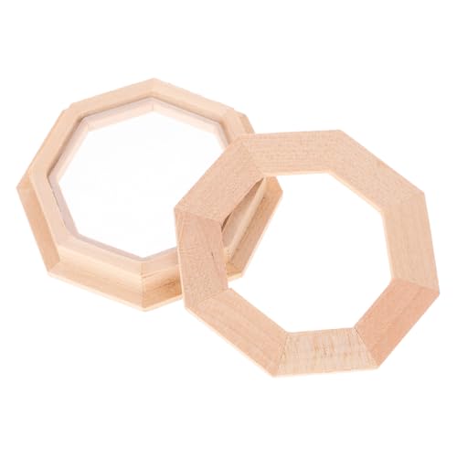 Vaguelly Miniatur Holzfenster für Puppenhaus DIY Unbemalt Dekorative Fensteraccessoires Mini Octagonal Fenster für Kreative Bastelprojekte für Miniaturen und Puppenmöbel Vaguelly Miniatur Holzfenster für Puppenhaus DIY Unbemalt Dekorative Fensteraccessoires Mini Octagonal Fenster für Kreative Bastelprojekte für Miniaturen und Puppenmöbel von Vaguelly