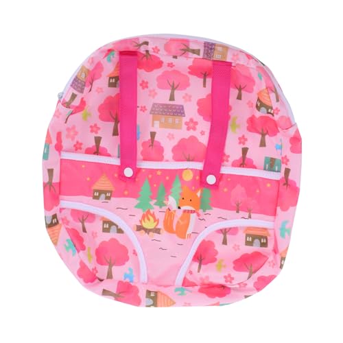 Vaguelly Puppenrucksack Kinderrucksack -laufstall Für Mädchen Puppenpuppen Kinderpuppen Kleidung Puppen Puppentaschen Puppen Kofferpuppen Reisepuppen Gehende Puppen Polyester von Vaguelly