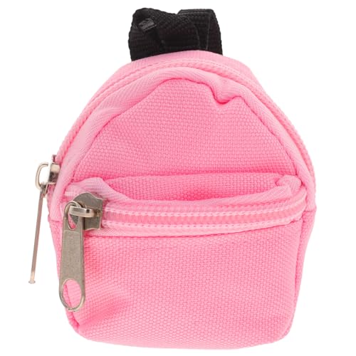 Vaguelly Puppenrucksack Puppenhaus Spielzeuggurte Für Babys Rucksäcke Für Puppen Puppenwagen Tasche Miniatur Zubehör Für Babypuppen Rucksack Für Puppen Mach Es Mini Polyester Rosa von Vaguelly