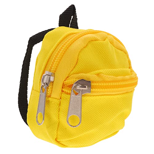 Vaguelly Puppenrucksack Schulranzen Ornament Mini Rucksack Mini Ornament Mini Rucksack Puppen Stofftaschen Kleiner Rucksack Miniaturen Mini Dekore Mini von Vaguelly