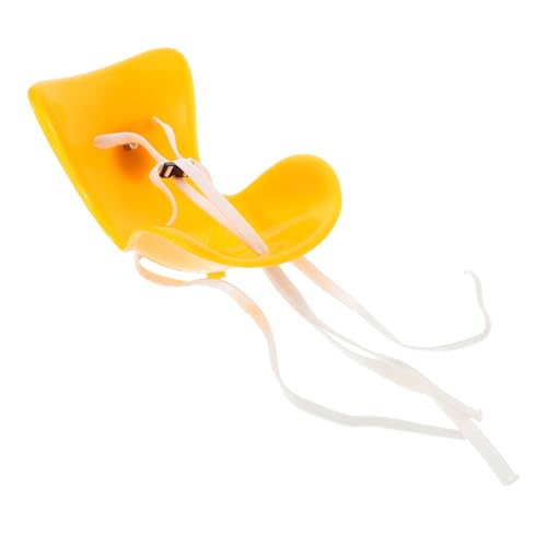 Vaguelly Puppensicherheitssitz Puppe autositz Miniatur-Autositzzubehör Puppenzubehör Kindersitz Spielzeug Puppen Sicherheitssitz Puppenautositz Spielzeug-Babytrage Plastik Orange von Vaguelly