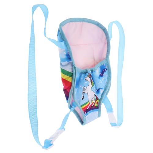 Vaguelly Puppenträger Mini-Puppen Bausatz Sling-Anzug-Puppen amerikanische Puppen Bonsai-Kit Hase Puppentrage Rucksack Tragetuch für Babypuppen Reisezubehör für Babypuppen Stoff von Vaguelly