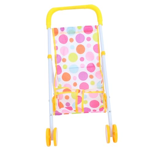 Vaguelly Simulierter Puppenwagen Spielzeug-Kinderwagen Babypuppen-Kinderwagen Spielzeug-Kinderwagen Für Puppen Fördert Die Fantasie Und Ist Der Favorit Von Mädchen von Vaguelly