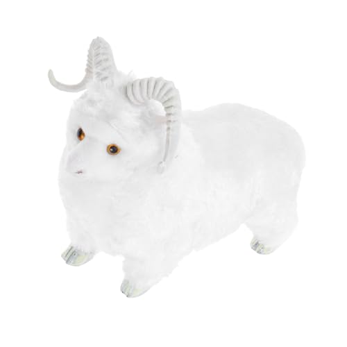Vaguelly Realistische Plüsch Schaf Figur Weiches Kuscheltier Tiermodell für Kleinkinder Bauernhof Dekoration Charmante Deko für Haus und Garten Vaguelly Realistische Plüsch Schaf Figur Weiches Kuscheltier Tiermodell für Kleinkinder Bauernhof Dekoration Charmante Deko für Haus und Garten von Vaguelly