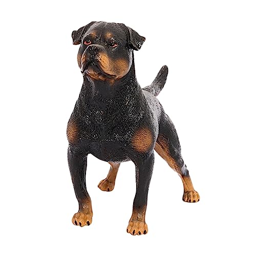 Vaguelly Realistisches Rottweiler Hundemodell Aus Dekorative Figur Für Schreibtisch Und Wohnraum Ideales Für Hunde Liebhaber Und Sammler von Vaguelly