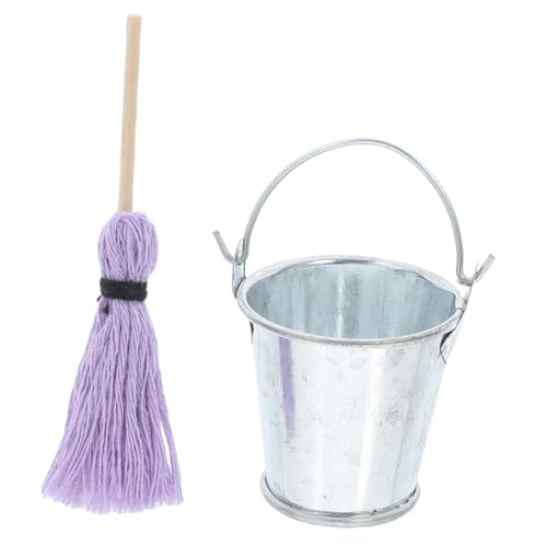 Vaguelly Reinigungsset für Puppenhäuser Kompakter Eimer und Mini für DIY Feengarten Mikrolandschaften und Fotografie Requisiten Langlebig und Tragbar Zubehör Vaguelly Reinigungsset für Puppenhäuser Kompakter Eimer und Mini für DIY Feengarten Mikrolandschaften und Fotografie Requisiten Langlebig und Tragbar Zubehör von Vaguelly