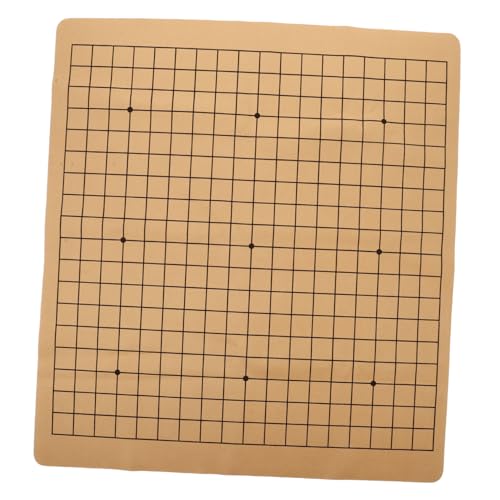 Vaguelly Schachbrett Chinesisches Schachbrett Schachspiel Requisite Schach Rollbares Schachbrett China Schachbrettmatte Faltbares Spielbrett Pu ​​Chinesisches Schachbrett von Vaguelly