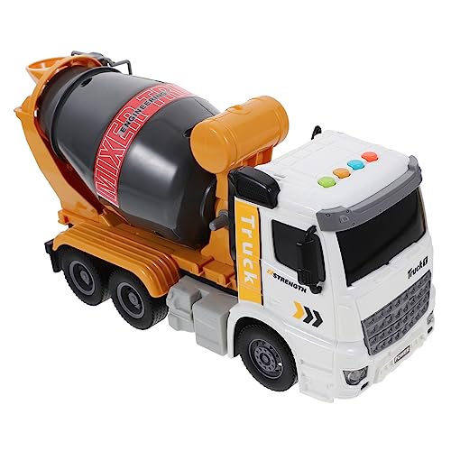 Vaguelly Simulation Engineering Fahrzeug LKW mit Musik und Licht Gelber Betonmischer für Lehrreiches Baustellenfahrzeug Langlebiges Kunststoffspielzeug für Kleine Bauingenieure Vaguelly Simulation Engineering Fahrzeug LKW mit Musik und Licht Gelber Betonmischer für Lehrreiches Baustellenfahrzeug Langlebiges Kunststoffspielzeug für Kleine Bauingenieure von Vaguelly