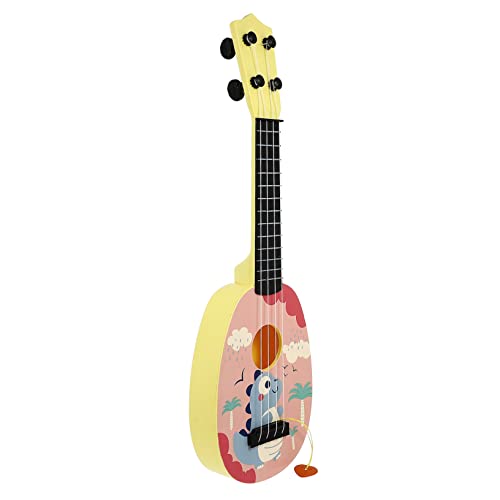 Vaguelly Simulations-Ukulele Mini-Gitarre Für Kleinkinder Jungen Vorschulspielzeug E-gitarrenspielzeug Für Kinderspielzeug Kleinkindgitarre 2 Jahre Alt Plastik von Vaguelly