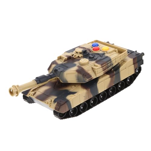 Vaguelly Simulierter Panzer Spielzeug Tank jucarii pentru copii spielsachen für Kinder Inertia Toy Children's Toy Kinder spielsachen Trägheitsfahrzeugmodell kinderauto Modell Abs Yellow von Vaguelly