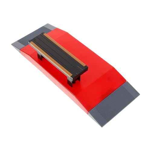 Vaguelly Skateboarding Venue Props Mini Skateboard Finger Skateboards Für Ergonomisches Finger Handgelenk Wettkampfbrett Finger Skateboard Park Kits Finger Massagebrett Kunststoff von Vaguelly