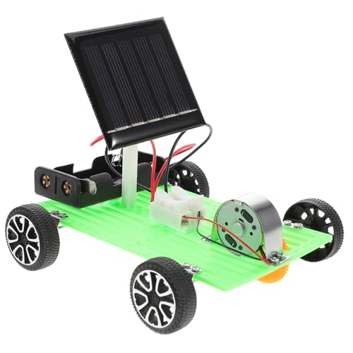 Vaguelly Solar-spielzeugauto Solargeräte Wissenschaftliche Gadgets Solarbetriebenes Spielzeugset Mini-solargenerator Mini-solarpanel Auto-Gadget Solarauto Puppenwagen Lehrhilfe Solarplatten von Vaguelly