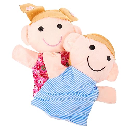 Vaguelly Spielzeug Für Kinder 2St Familie Handpuppe Kleinkind Puppen Handpuppen-Set Handpuppen für Kinder Kinderpuppen Handpuppen für Kleinkinder Tier Marionette Requisiten Lehrmittel von Vaguelly