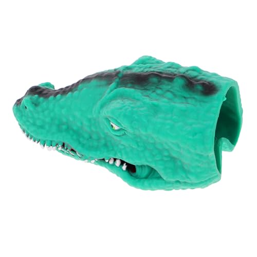 Vaguelly Spielzeug-krokodil-handpuppe Drachen Handpuppe Dinosaurier Handpuppen Gummi Tierpuppen Fingerpuppe Handpuppen Für Kinder Tierische Handpuppe Dino-Puppe Drachenpuppe Green von Vaguelly