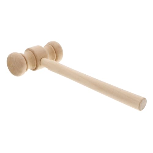 Vaguelly Spielzeughammer Holzhammer-kinderspielzeug Holzhammer Beurteilen Mini-Hammer Mini-holzhämmer Hammer-zubehör Hammer-kostümzubehör Kleiner Hammer Mini Holzhammer Khaki Hölzern von Vaguelly