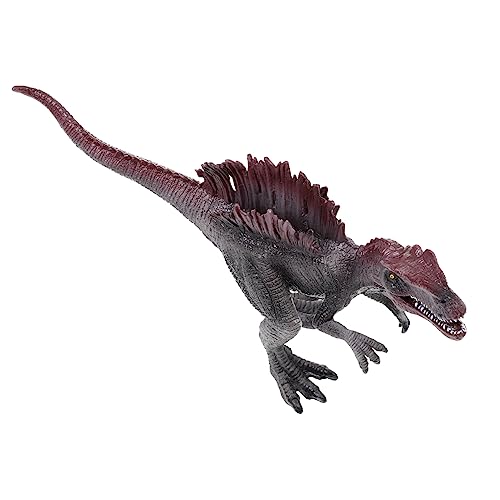 Vaguelly Spinosaurus-Modell Dinosaurier-Tiere-Figur Tierspielzeug Spielzeug Für Kinder Skulptur Dekor Pädagogisches Dinosauriermodell Für Kinder Wildtiermodell Kinder Dekor Violett Plastik von Vaguelly