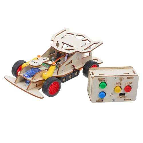 Vaguelly Stem Rennwagen Bausatz mit Fernsteuerung Holzpuzzle DIY Wissenschaftsset für Fördert Räumliches Denken Mechanisches Verständnis und Problemlösungskompetenz Vaguelly Stem Rennwagen Bausatz mit Fernsteuerung Holzpuzzle DIY Wissenschaftsset für Fördert Räumliches Denken Mechanisches Verständnis und Problemlösungskompetenz von Vaguelly