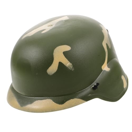 Vaguelly Camo Jungen und Mädchen Helm Kleinkind Armee Hut Kunststoff Kriegshelm Spielzeug Halloween Kostüm Zubehör Jungen und Mädchen Halloween Hut von Vaguelly