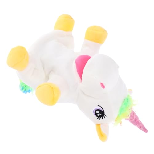 Vaguelly Tierpuppe Geschichtenerzählen Einhorn Handpuppe Handpuppen Für Erwachsene Geschichtenerzählen Einhorn Kreatives Handspielzeug Kinder Einhorn Spielzeug DIY Einhorn von Vaguelly